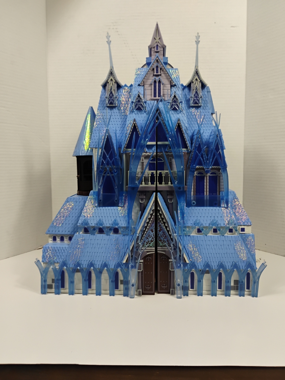 Blue Decorative Castle Home Art Sculpture